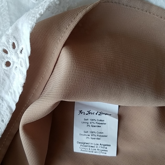 For Love And Lemons White Eyelet Dress Medium - Picture 11 of 12